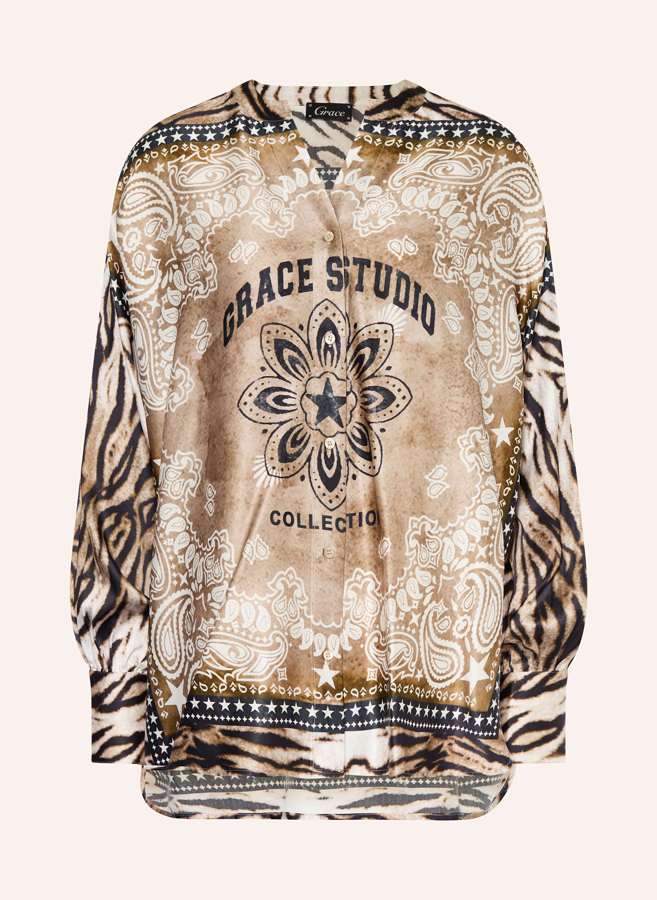 Grace Satinbluse