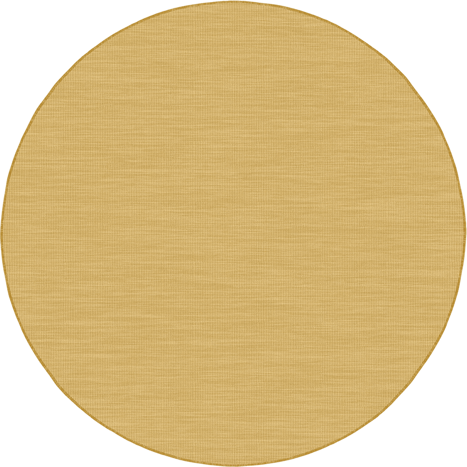 Rond buitenkleed Tone geel/okergeel - Interieur05 - 240 x 240 cm