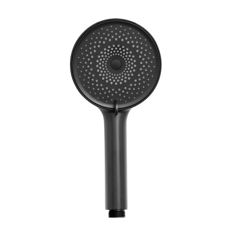 Douchette Softwater 3 jets noire Ø 12 cm WENKO