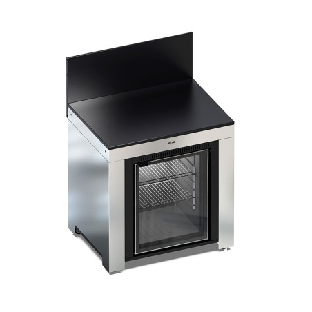 Module Frigo 75 L Modulo 80 cm - Inox et Noir - Eno