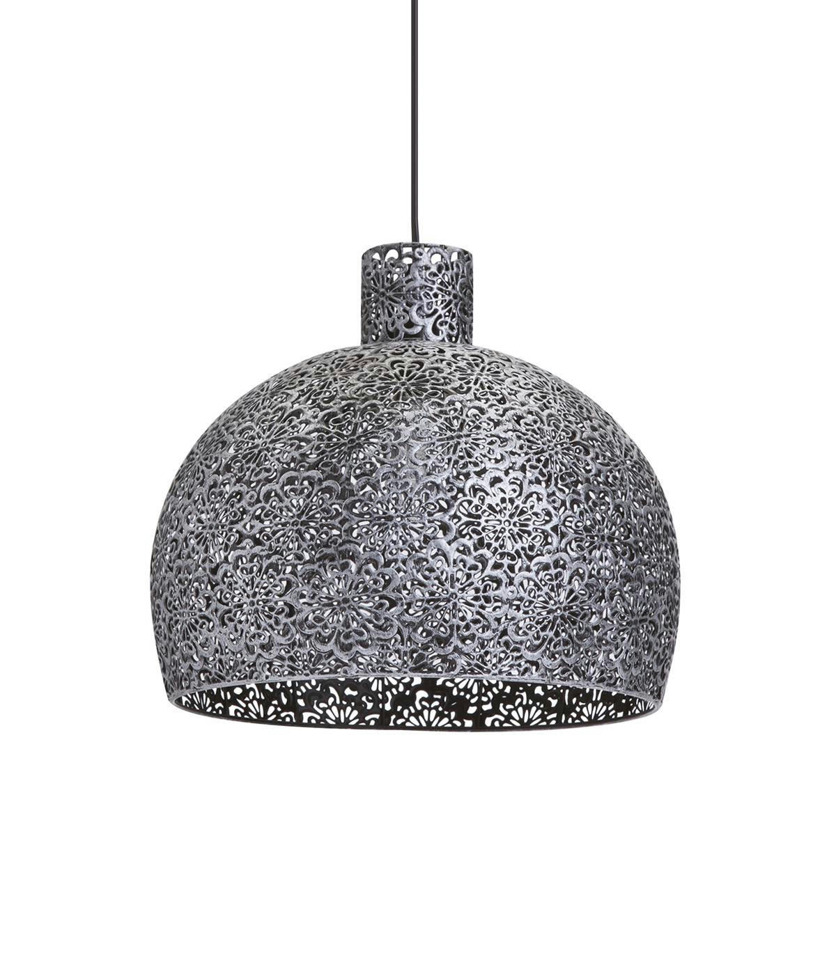 ATHENA - Suspension en métal gris d. 28 cm
