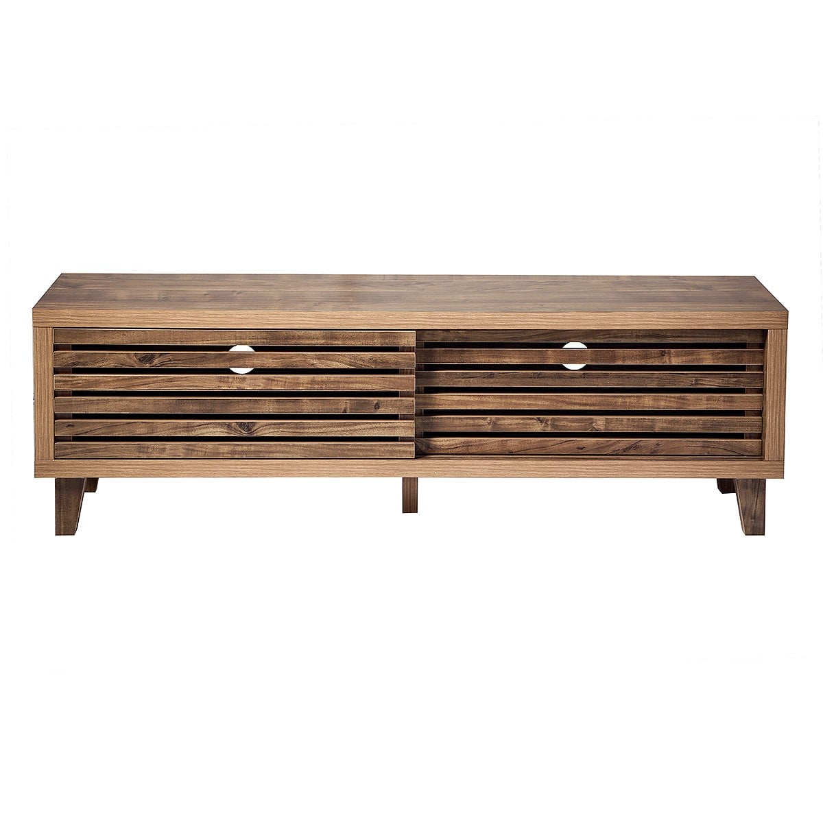 Calicosy - TV-Meubel LIAM - B140 cm - Donker hout