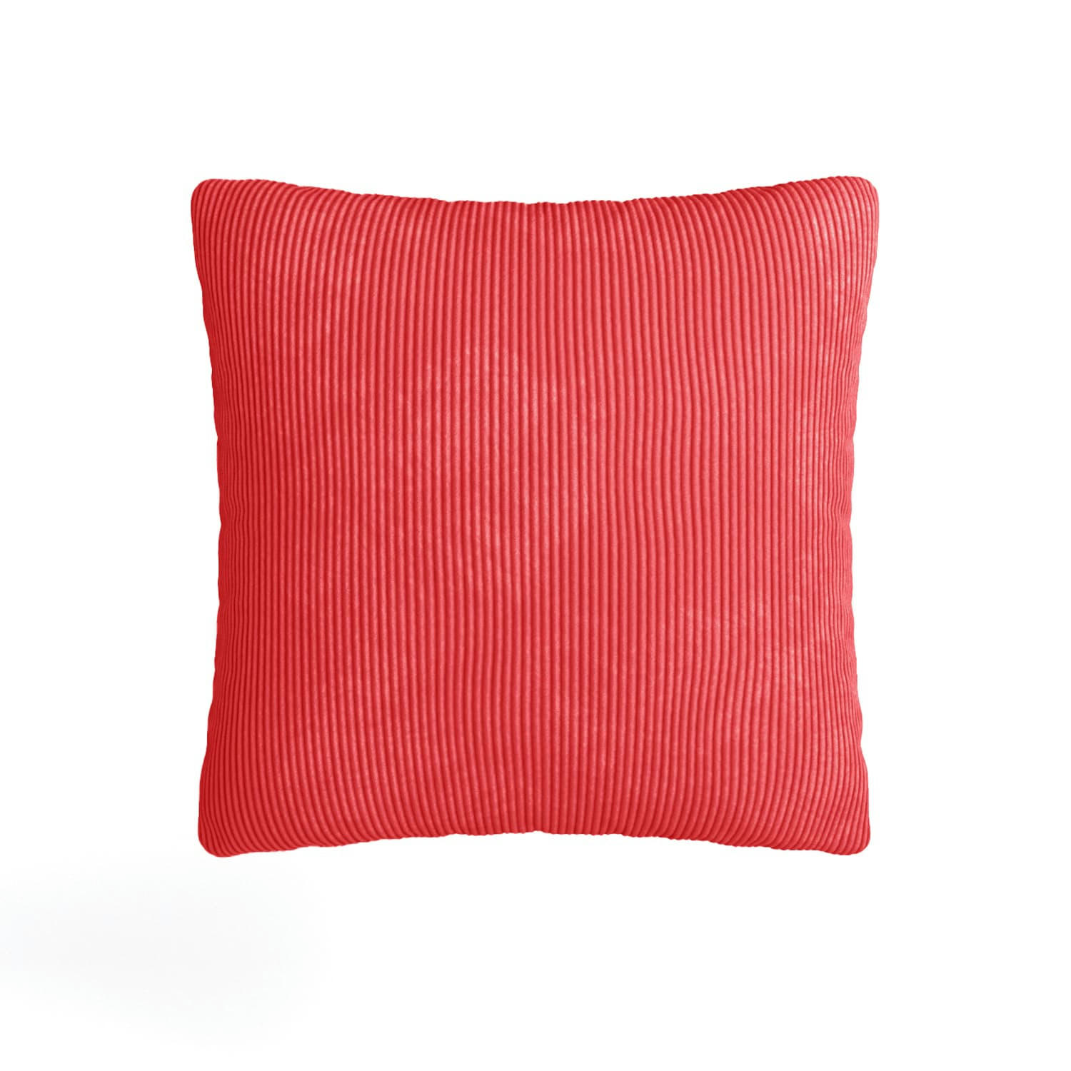 VIKTORIA - Coussin en velours rose déhoussable 40x40cm