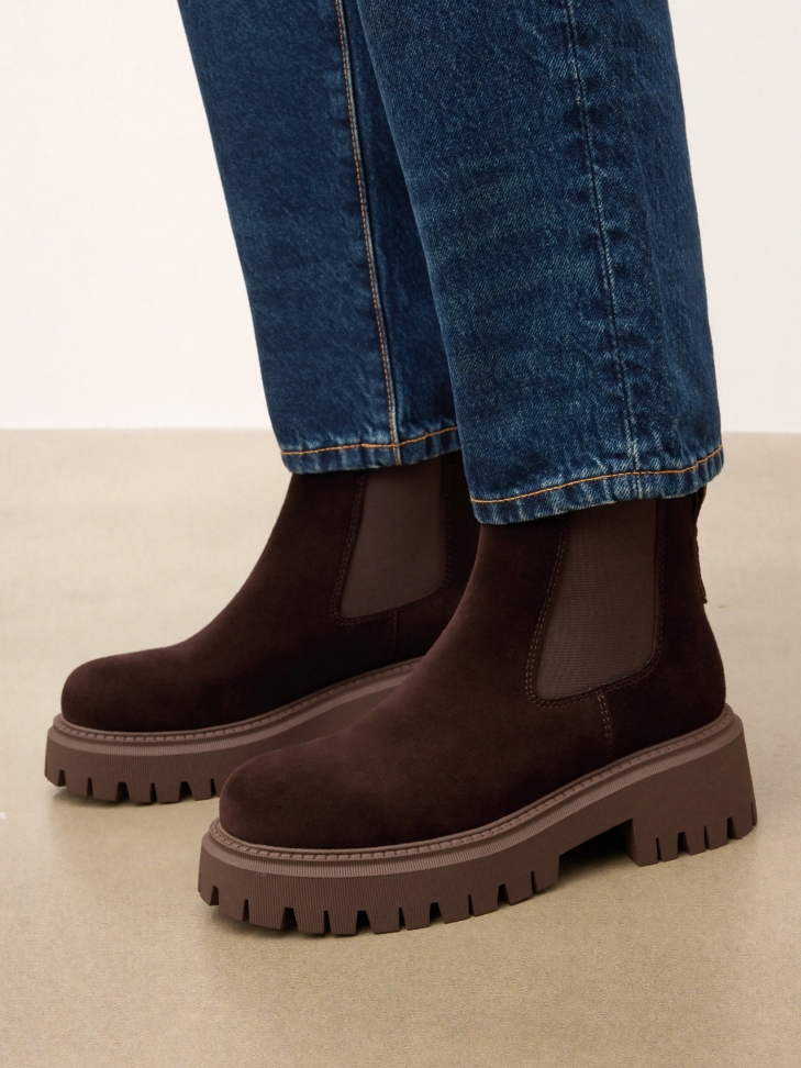 Suede Chelsea boots