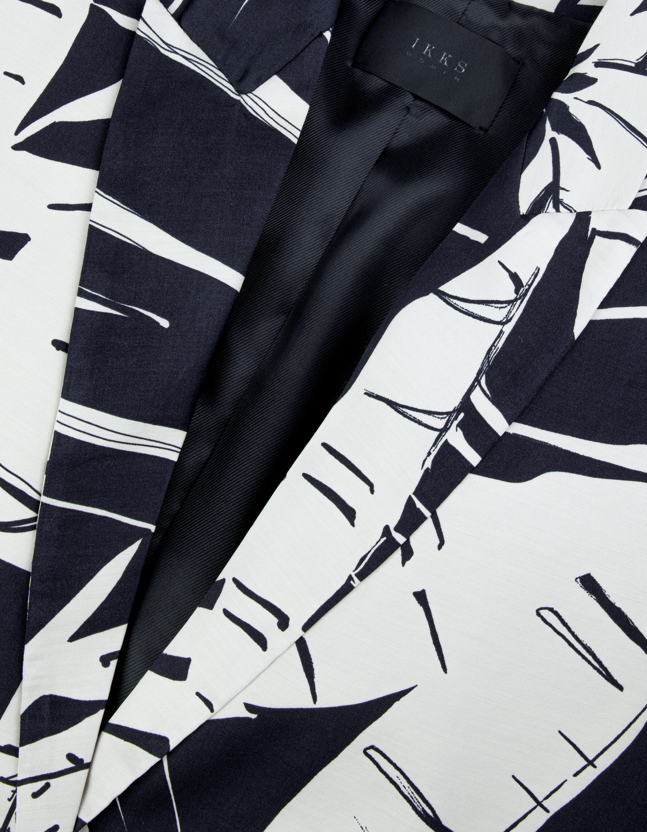 Veste de costume imprimé tropical Femme