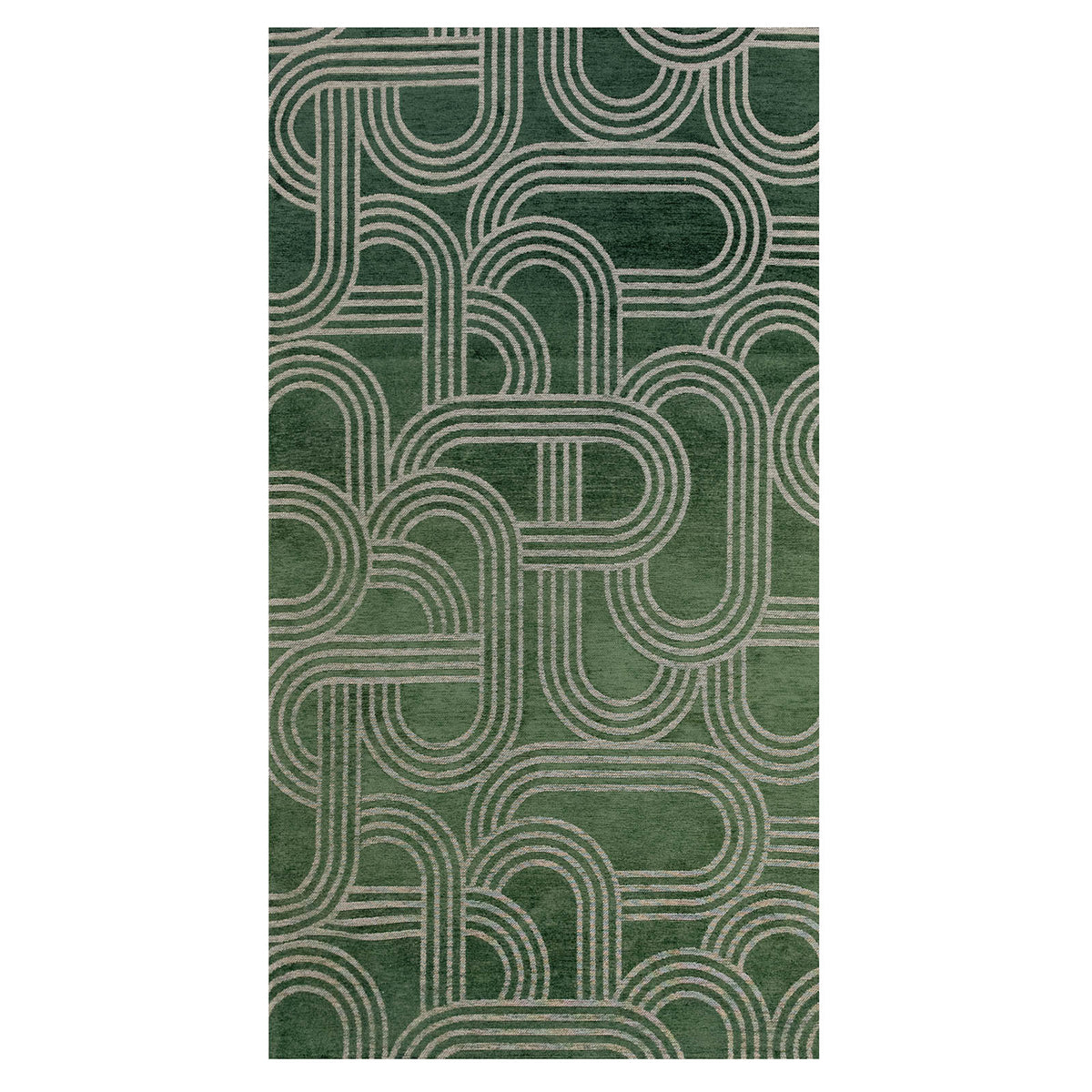 Lola&Moi vloerkleed Green Dream - groen - 80x150cm