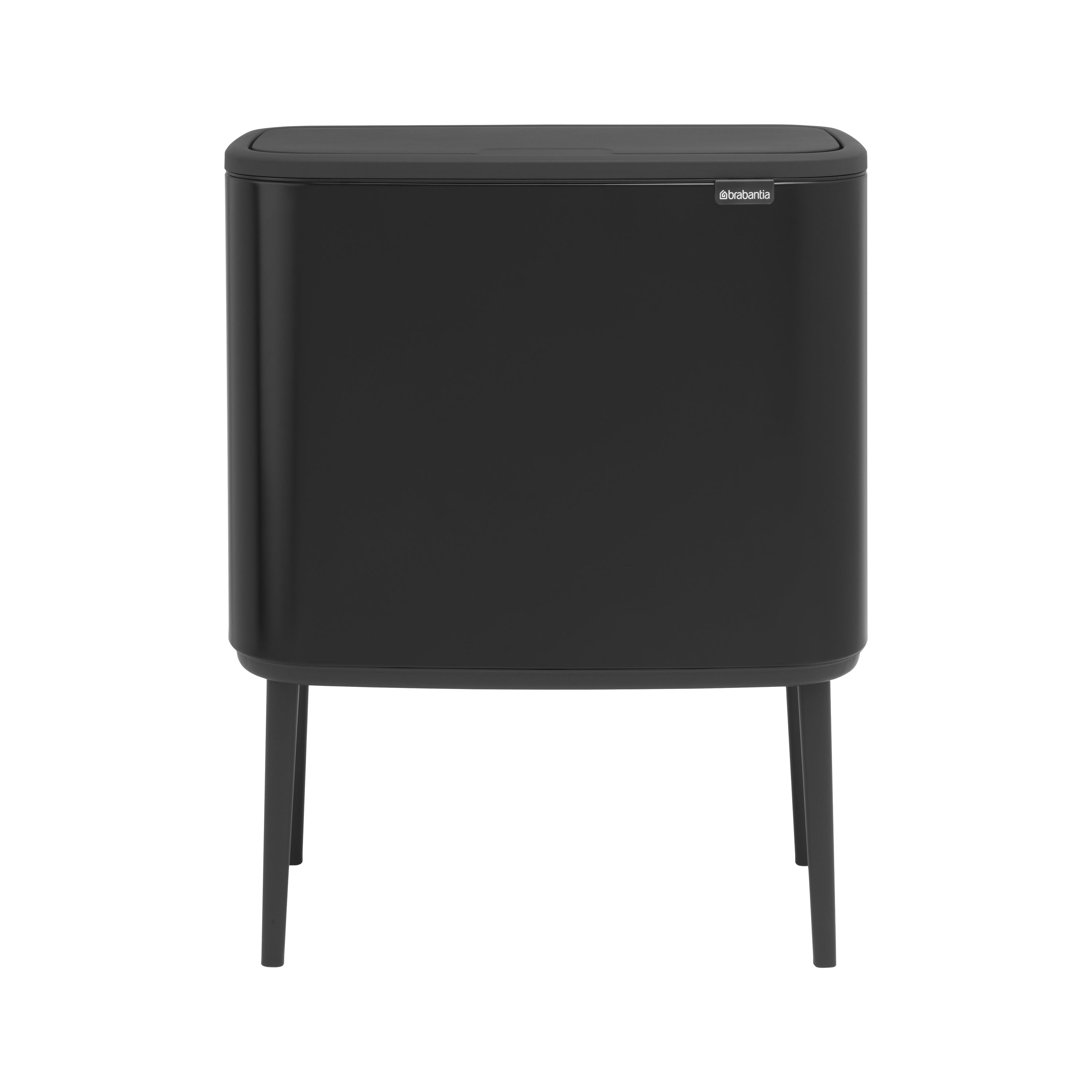 Brabantia Bo Touch Bin Afvalemmer 3 x 11 L - Zwart