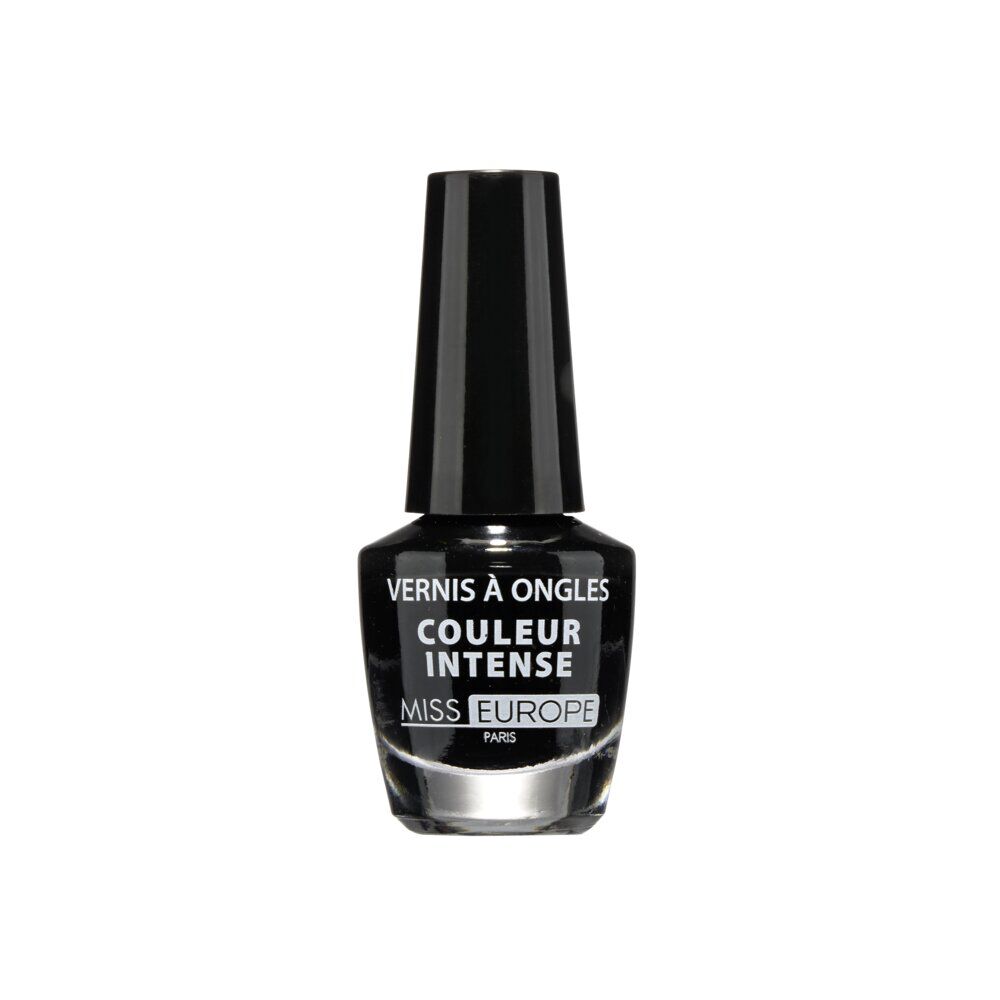 Vernis à ongles 3en1 couleur/protection/renforcement N°12 noir