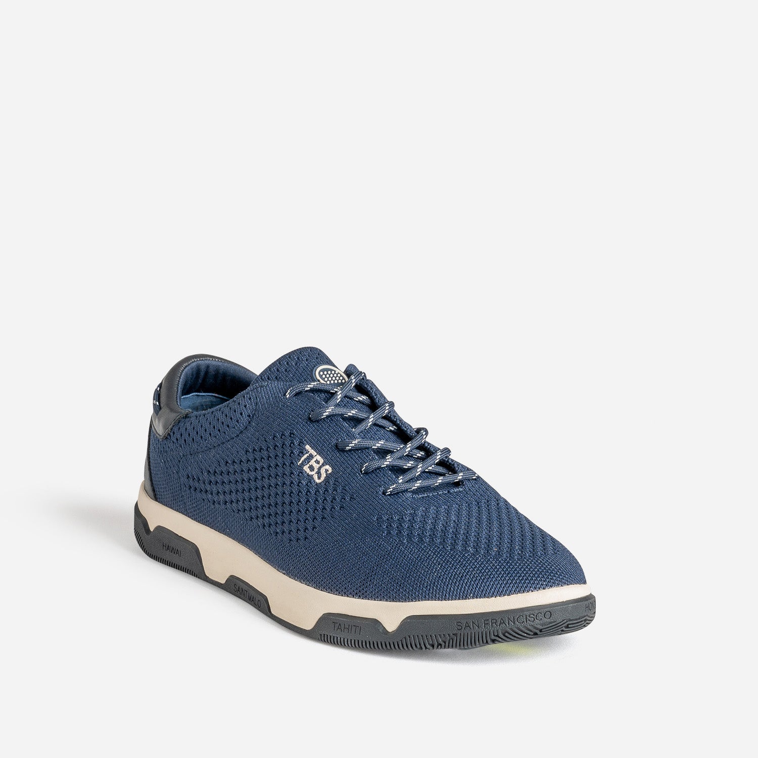 Tennis TBS bleu marine en mesh