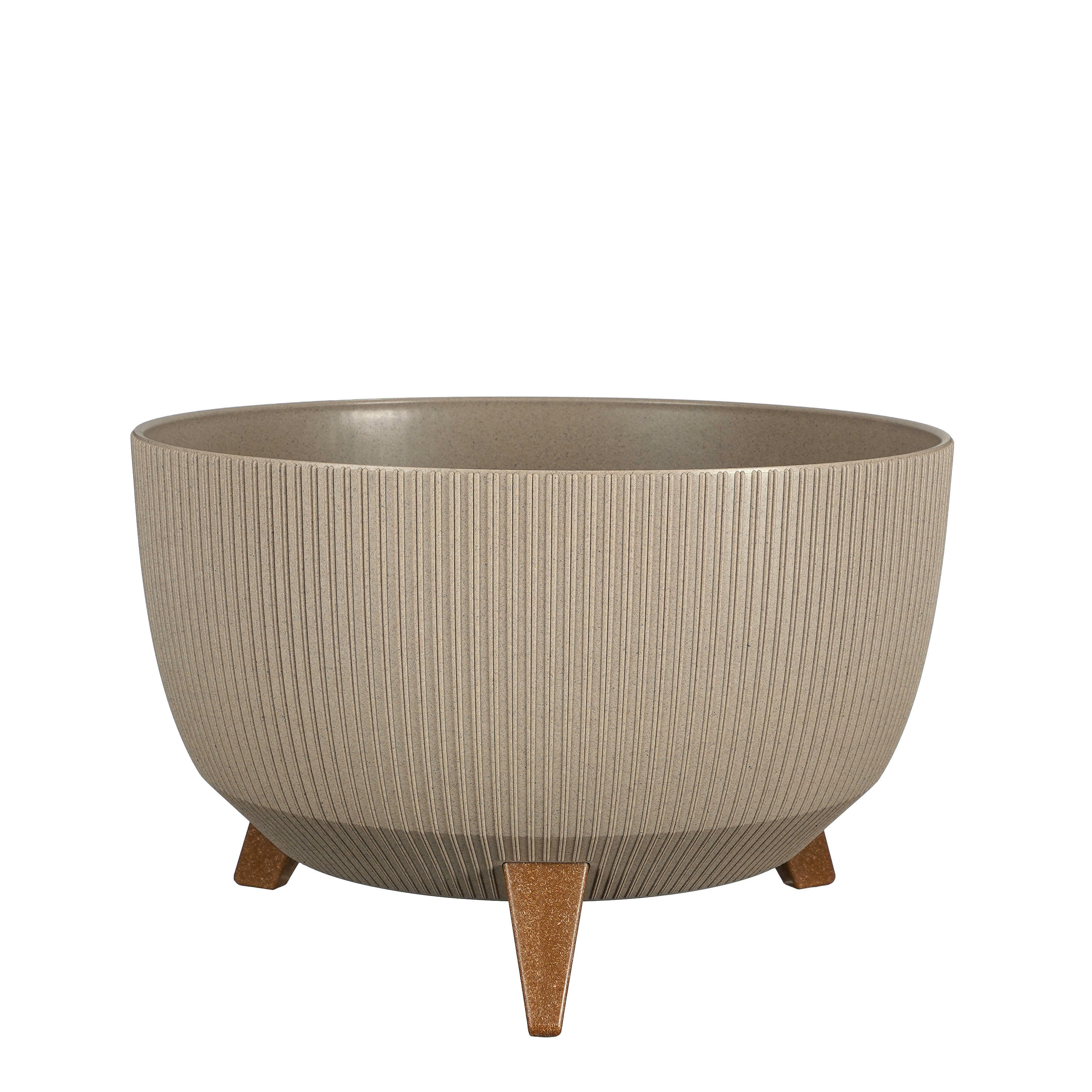 DOPPIO - Cache-pot avec pieds taupe D40