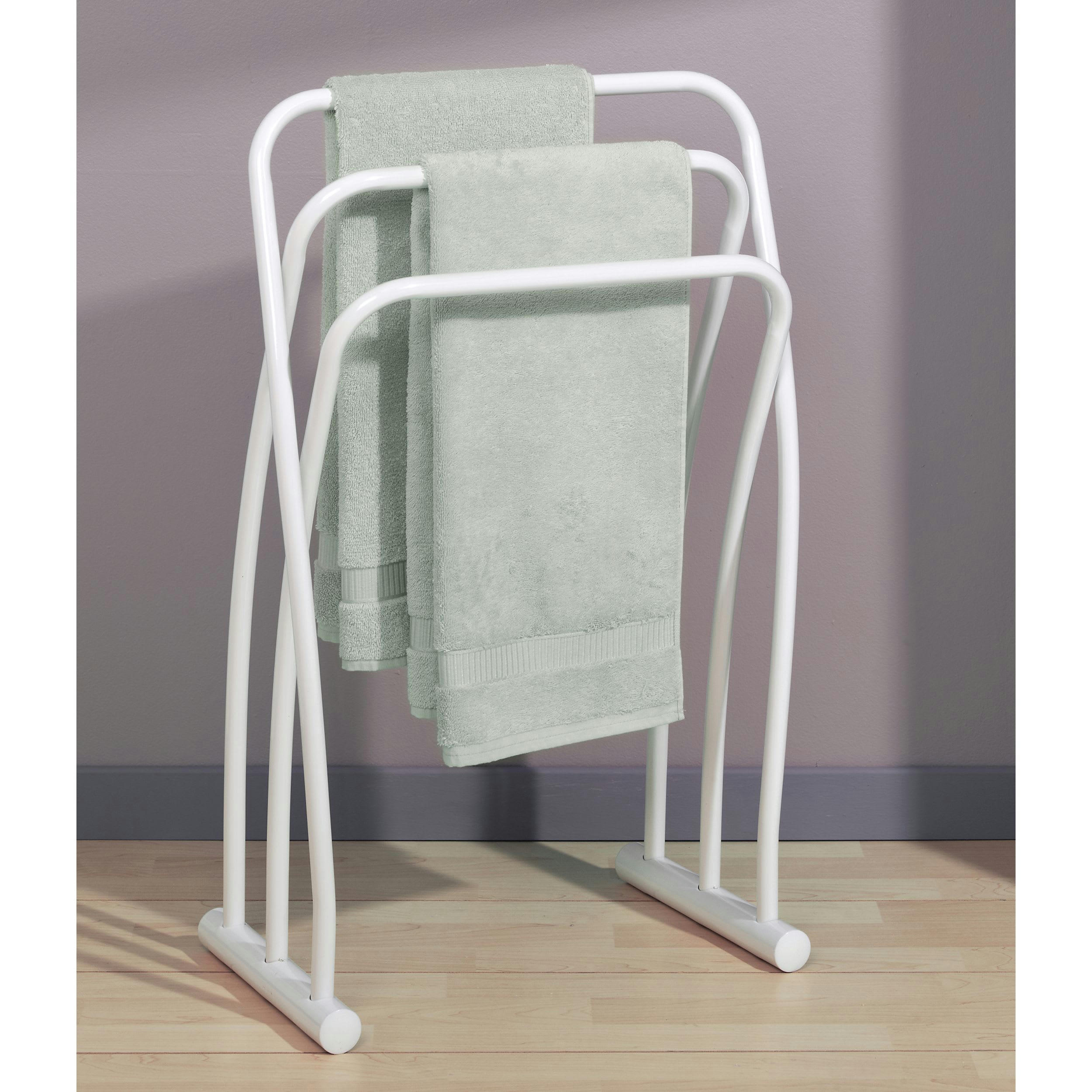 HAPPY - Porte-serviette blanc