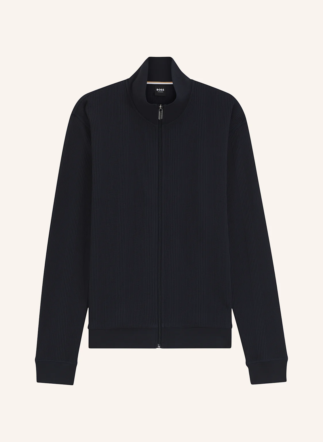 BOSS Loungewear Jacke STRUCTURE ZIP JACKET Regular Fit