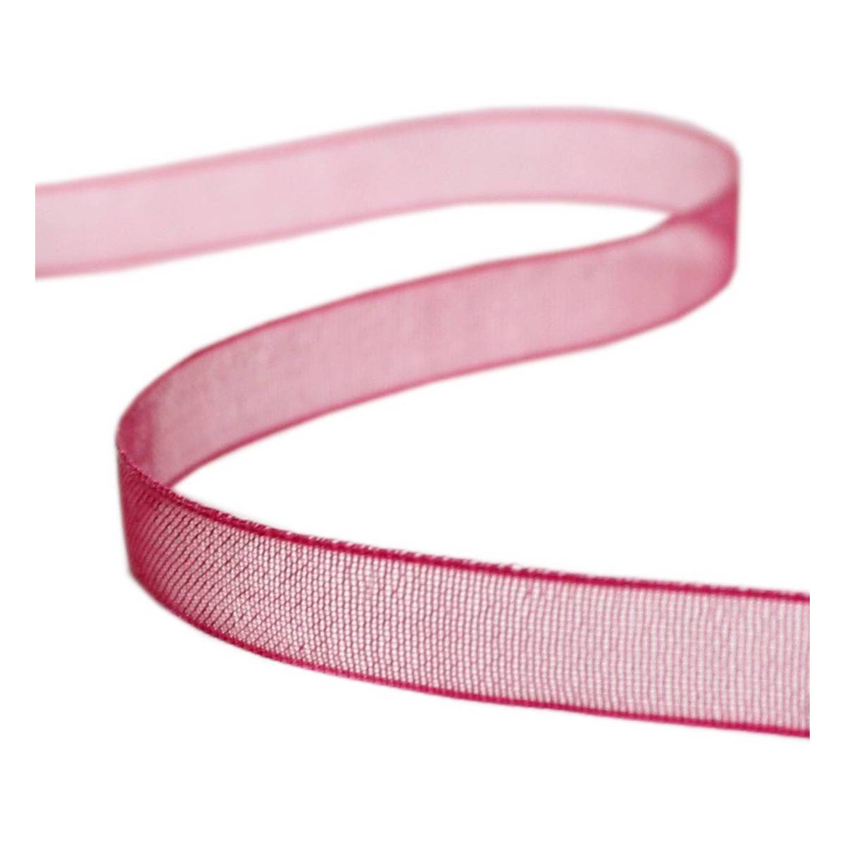 Wine Organdie Ribbon 6mm x 8m