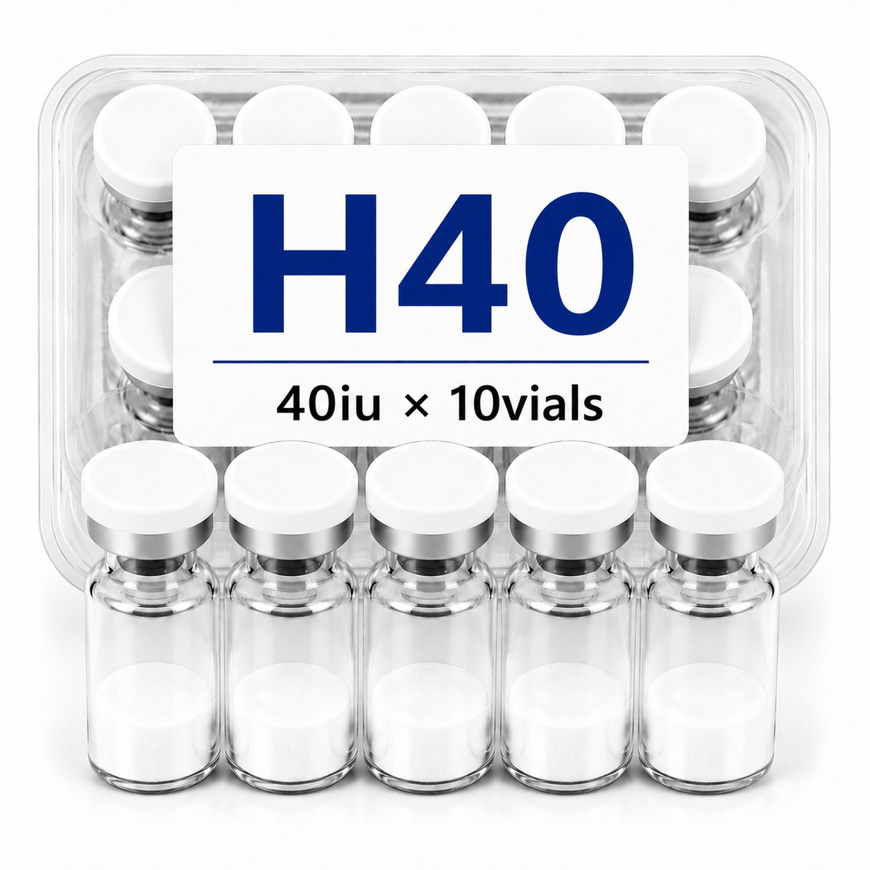 H40 | HGH 191AA Somatropin 40iu × 10 Vials