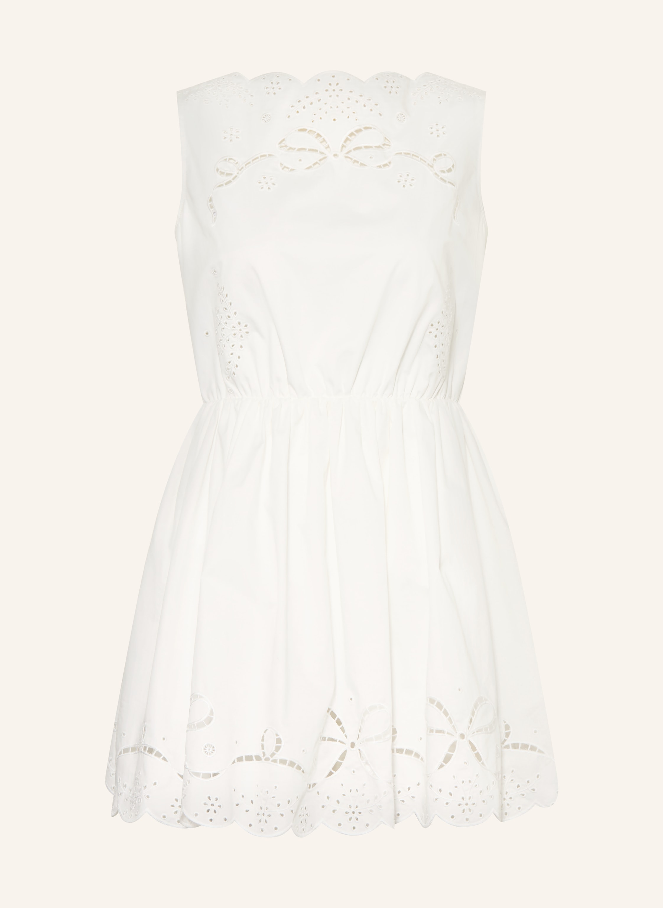 self-portrait Kleid mit Lochspitze