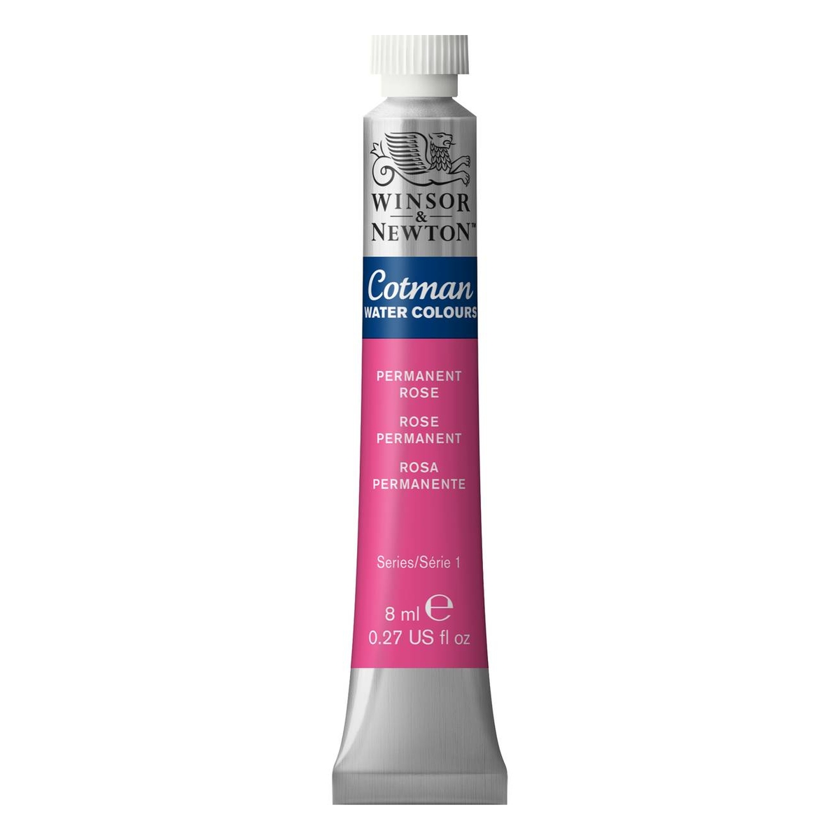 Winsor & Newton Cotman Permanent Rose Watercolour Tube 8ml (502)