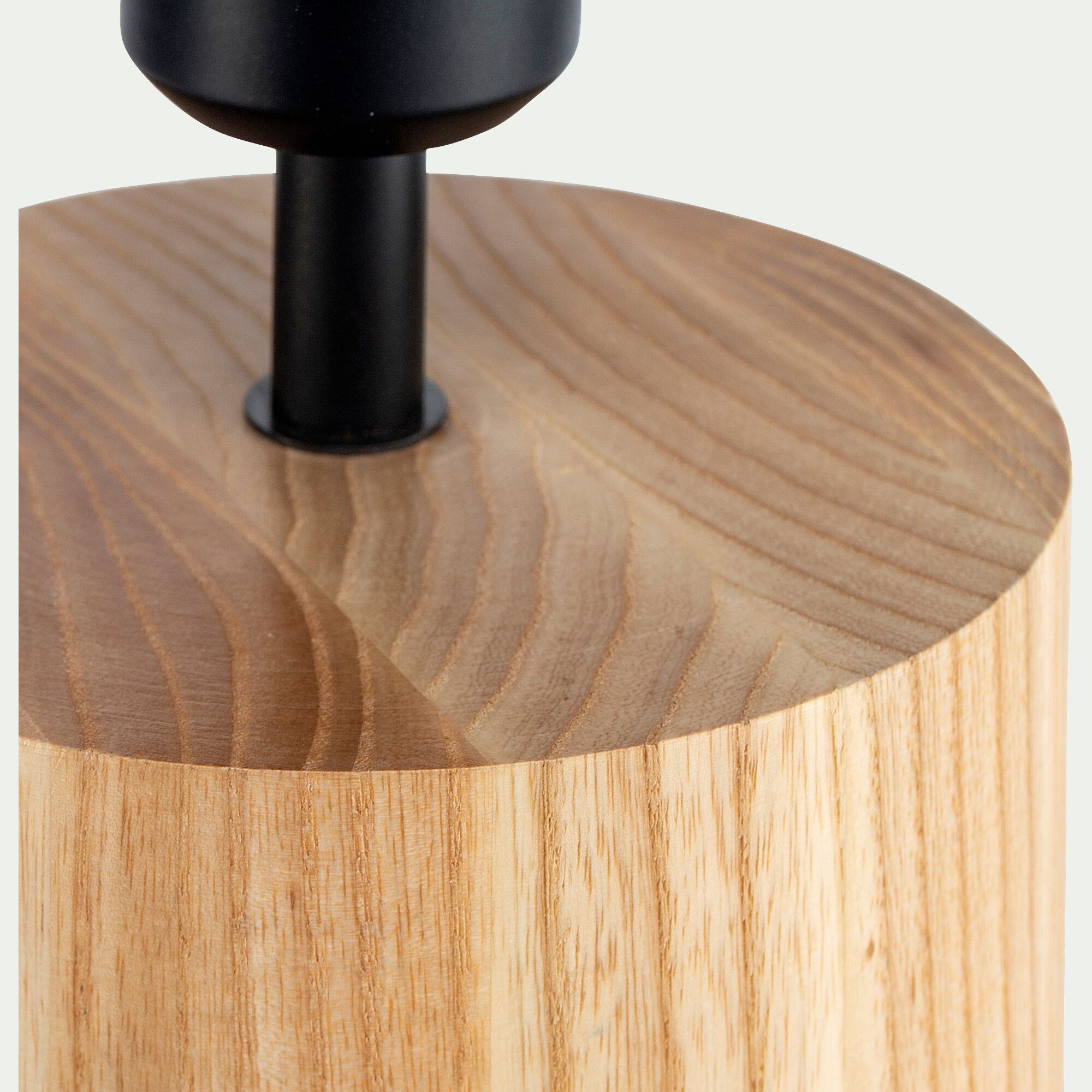WAGO - Pied de lampe électrifié en chêne H34,5cm - naturel