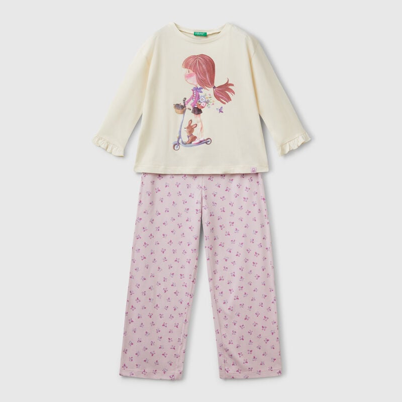 Doll print pyjamas