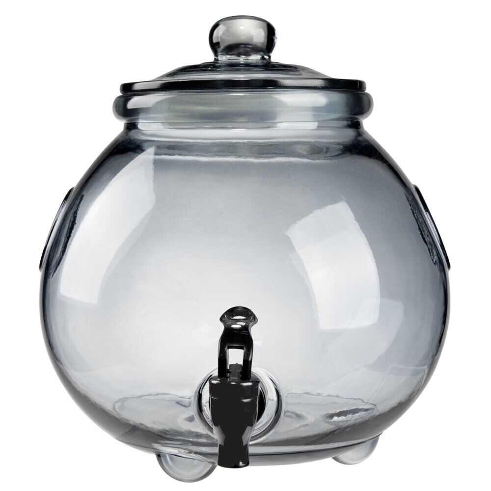 Distributeur de boisson Halloween 5,8L marmite verre transparent Ø23xH25,5cm