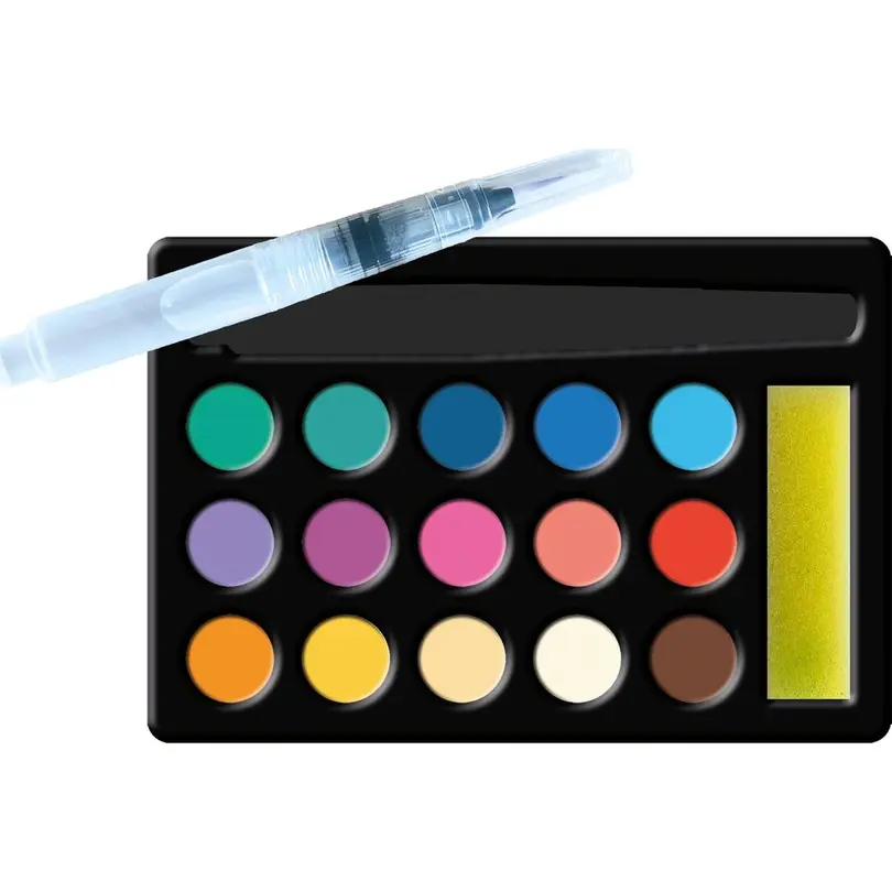Bastelset 4er-Set Aquarellum