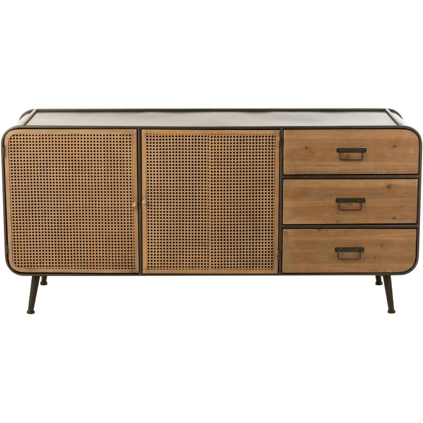 - Buffet Métal Bois clair