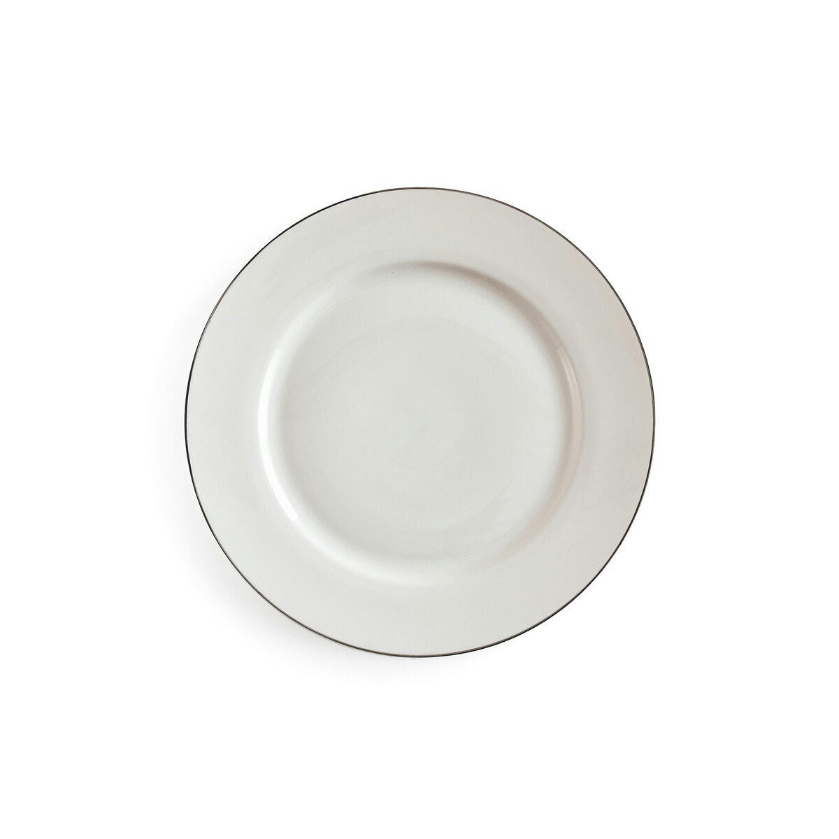 Lot de 4 assiettes plates, Histoire Argent