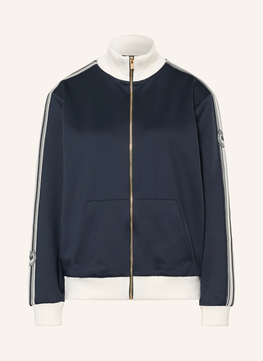 maje Sweatjacke mit Galonstreifen