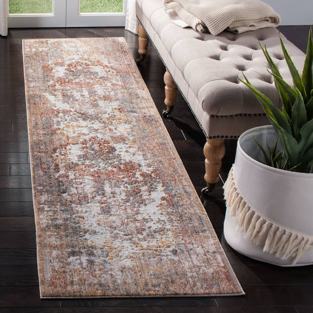 Safavieh Winston 351 Rug, Grey/Rust
