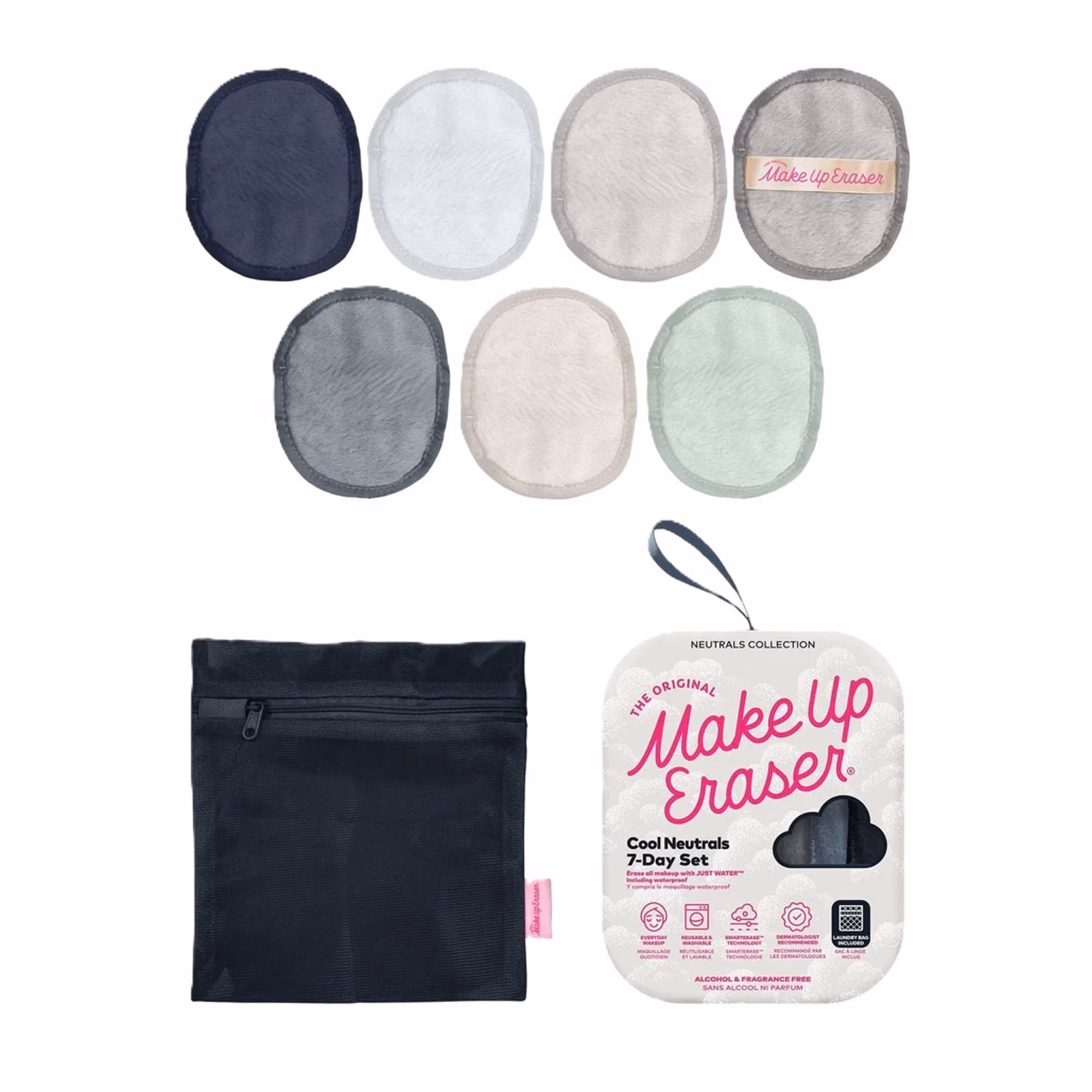 ACCESSOIRESServiette démaquillante réutilisable - cool neutrals