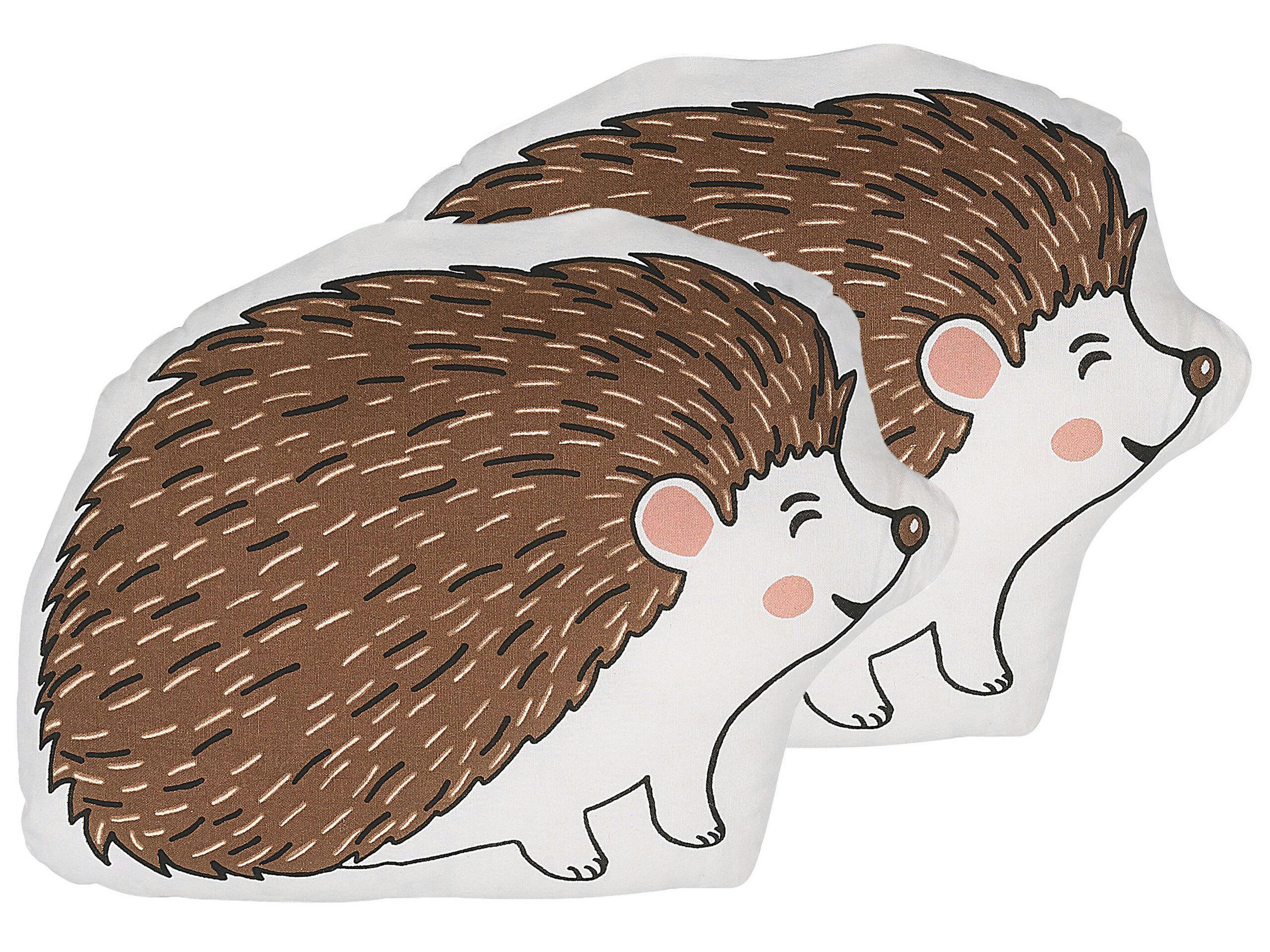 BENAGULRU - Lot de 2 coussin décoratifs en tissu marron 36x12cm