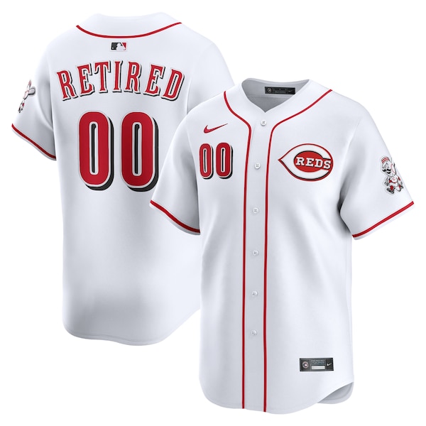 Cincinnati Reds Nike Home Limited Pick-A-Player Retired Roster Jersey - White
