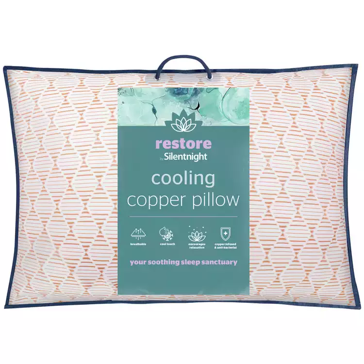 Silentnight Restore Cooling Copper Medium Pillow