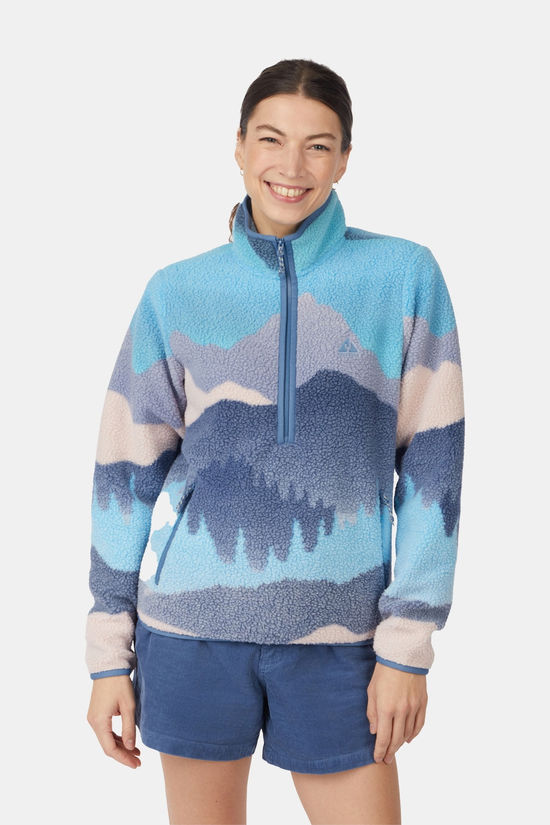 Ayacucho Thirlmere 1/2 Zip Sherpa Fleecetrui Dames