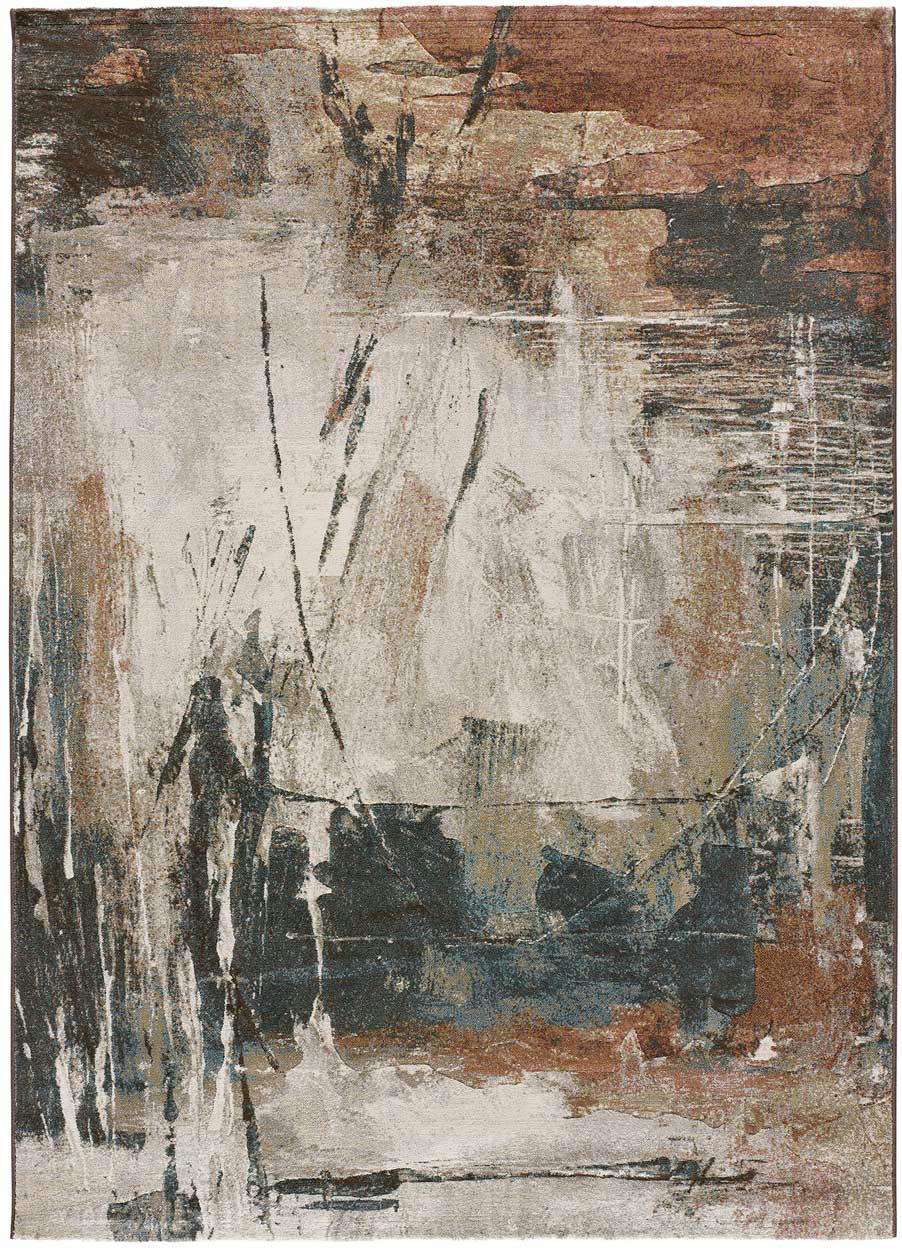 VICTORIA - Tapis abstrait multicolore, 200X290 cm