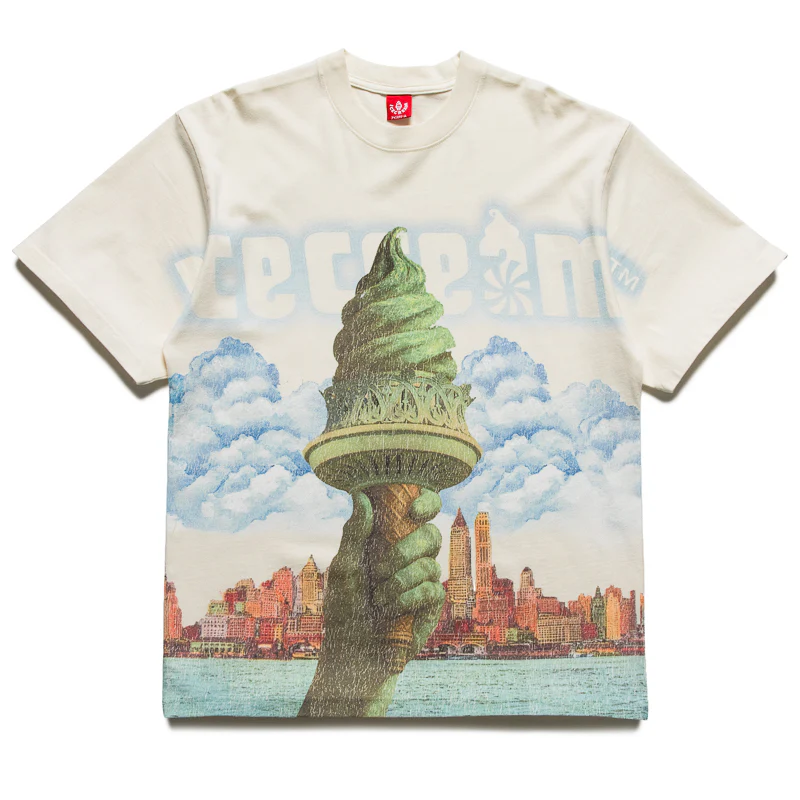 Ice Cream Custard Knit Tee - Antique White