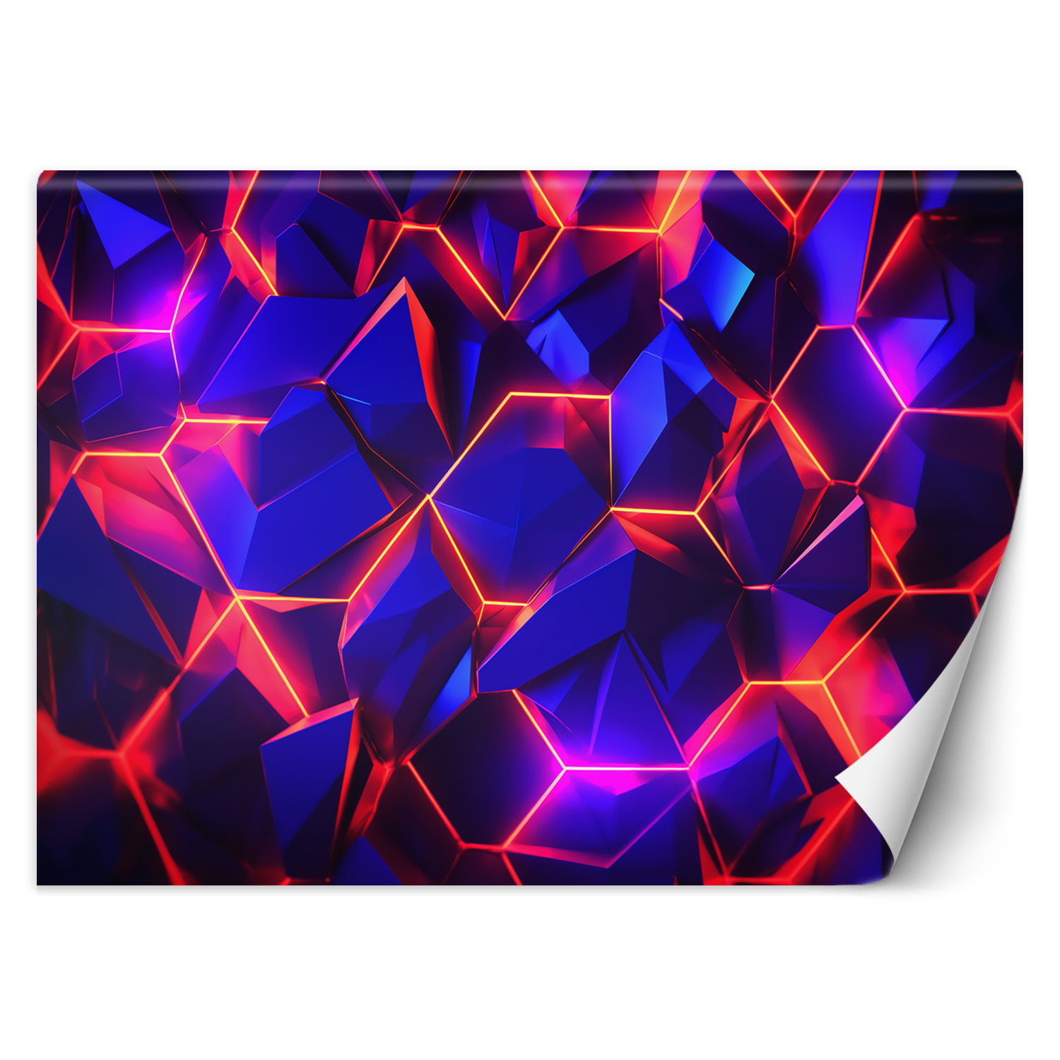 Feeby Fototapeta, Abstrakcyjna tekstura neon 150x105