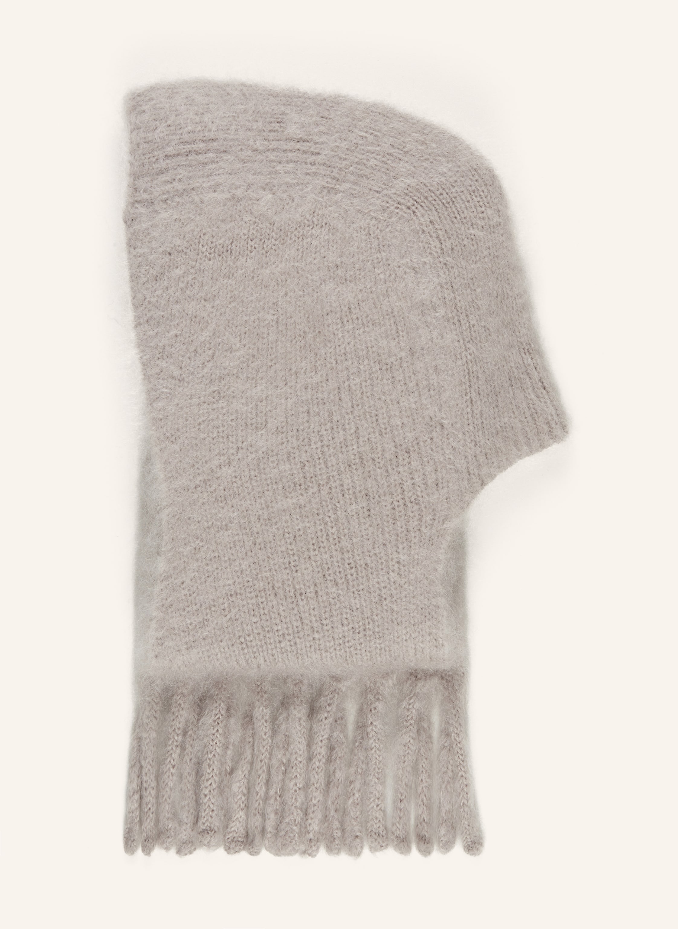 Acne Studios Mohair-Schal mit Kapuze