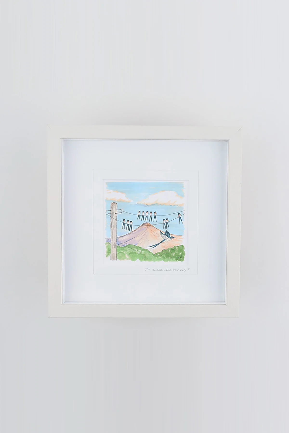 Where Will You Fly Small Framed Art Print