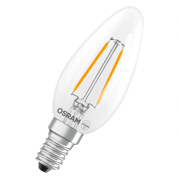LED-Leuchtmittel, E14, LxBxH: 10x3,5x3,5 cm, klar, warmweiß