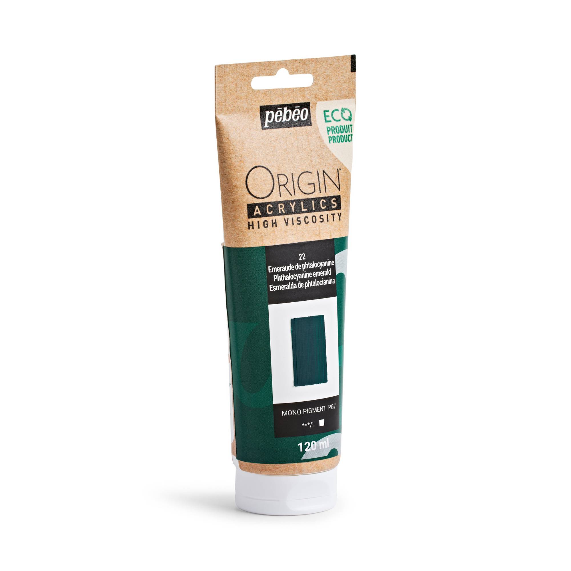 Pebeo Origin Emerald Acrylic Paint 120ml
