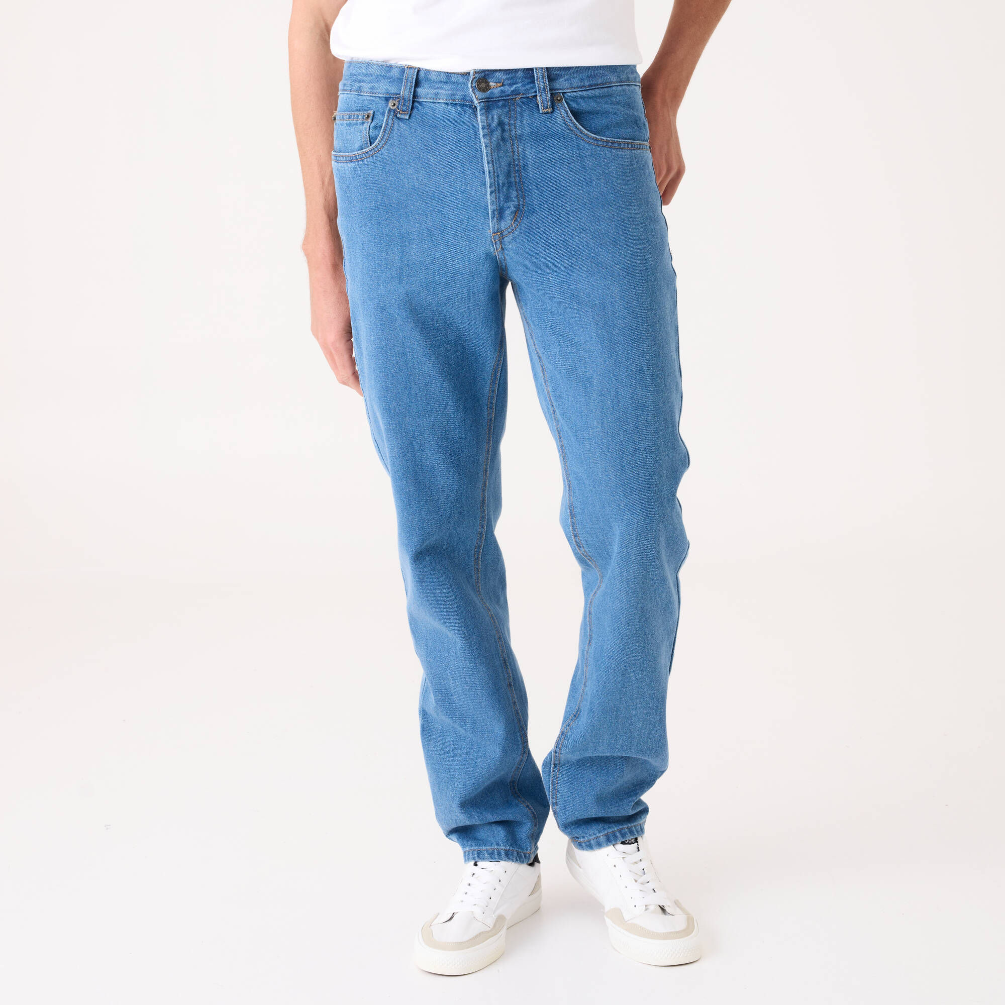 Jean droit basique 100% coton - L32