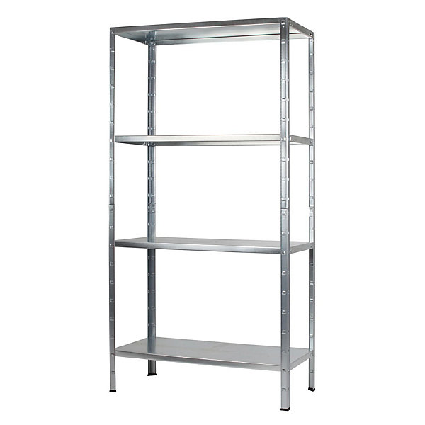 étagère de garage en acier galvanisé H.180 x L.80 x P.50 cm Schulte Regalwelt Powermax