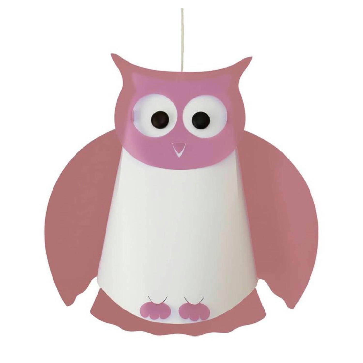 - Suspension enfants Hibou Rose 38cm