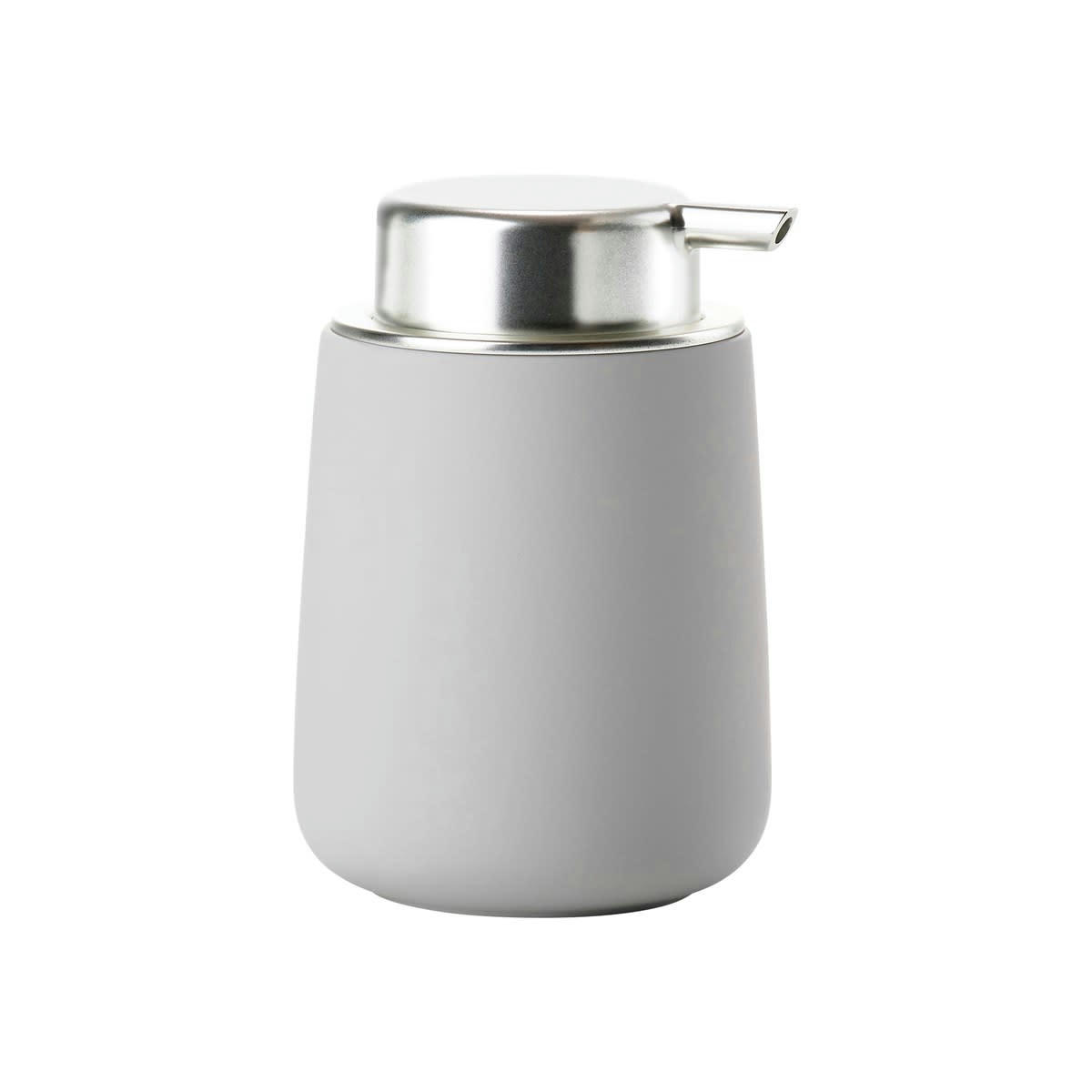 NOVA - Distributeur de savon en porcelaine gris clair