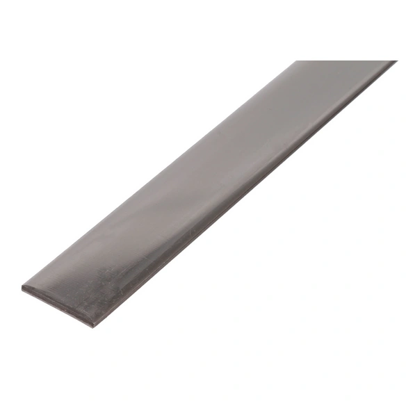 Flachstange, BxL: 20 x 1000 mm, silberfarben