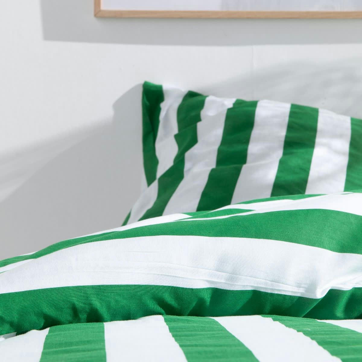 - Parure de lit en Coton Vert 220x240 cm