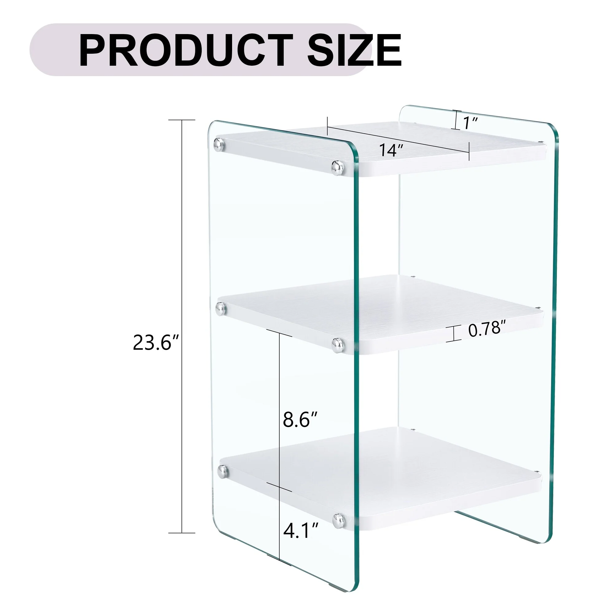 Three Levels Of Bedside Tables