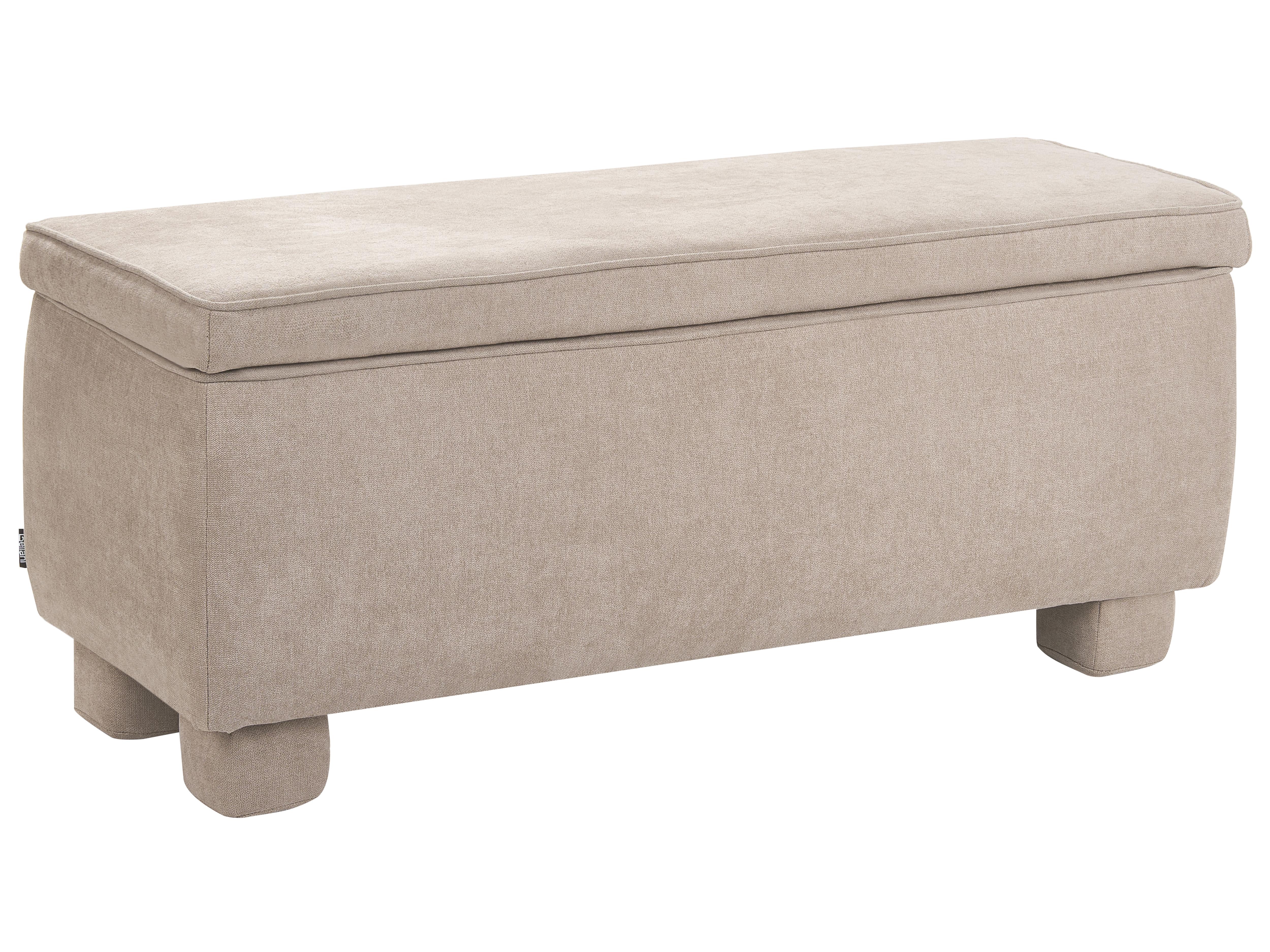 Upholstered Storage Bench ITHACA Fabric Beige