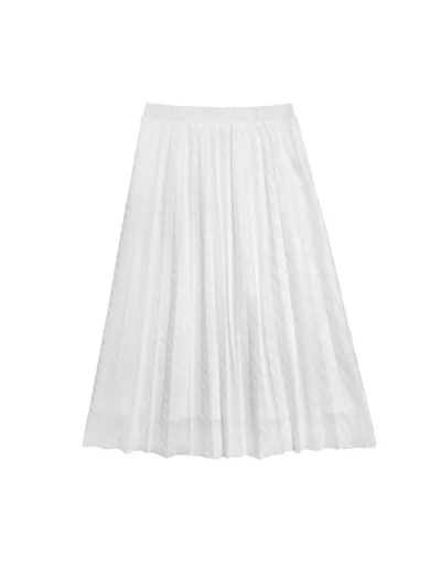Pleated midi skirt - 26SRK029C