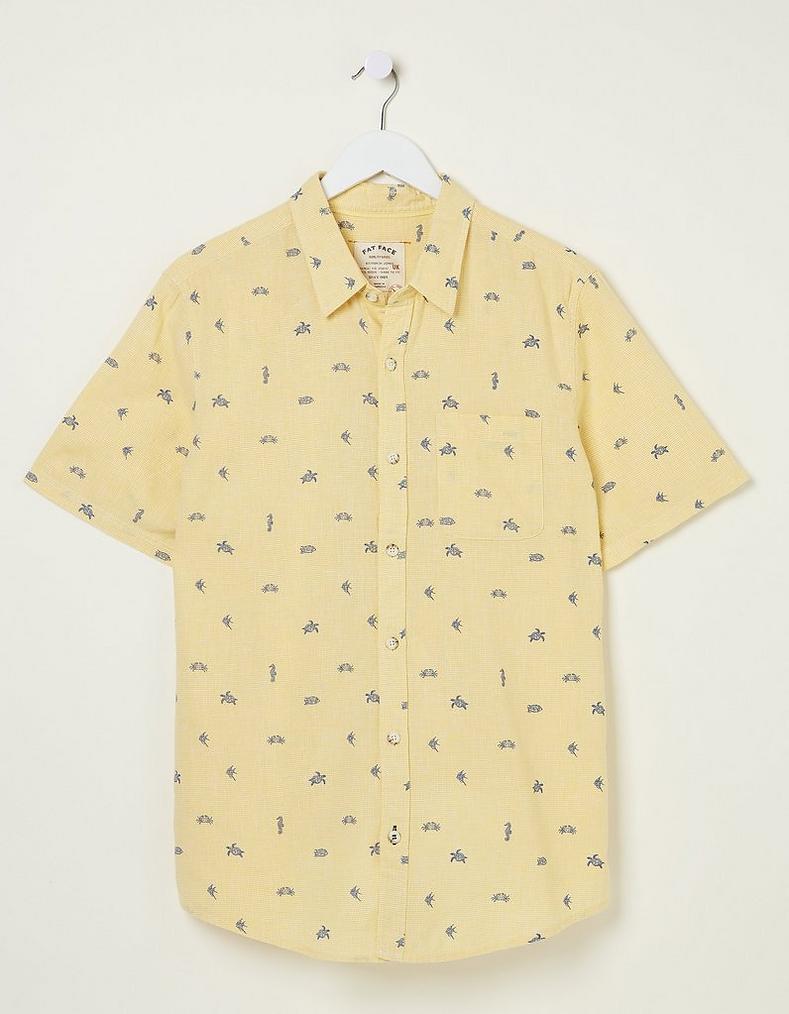 Bugle Turtle Print Shirt